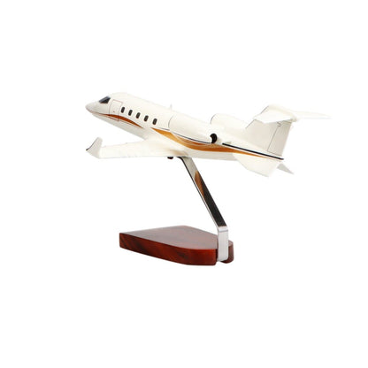 High Flying Models Aircraft Models Learjet 31 Large Mahogany Model