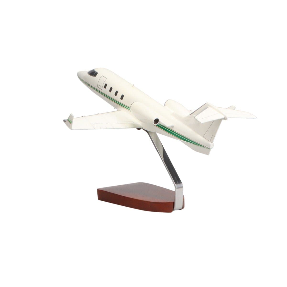 High Flying Models Aircraft Models Learjet 55 Large Mahogany Model