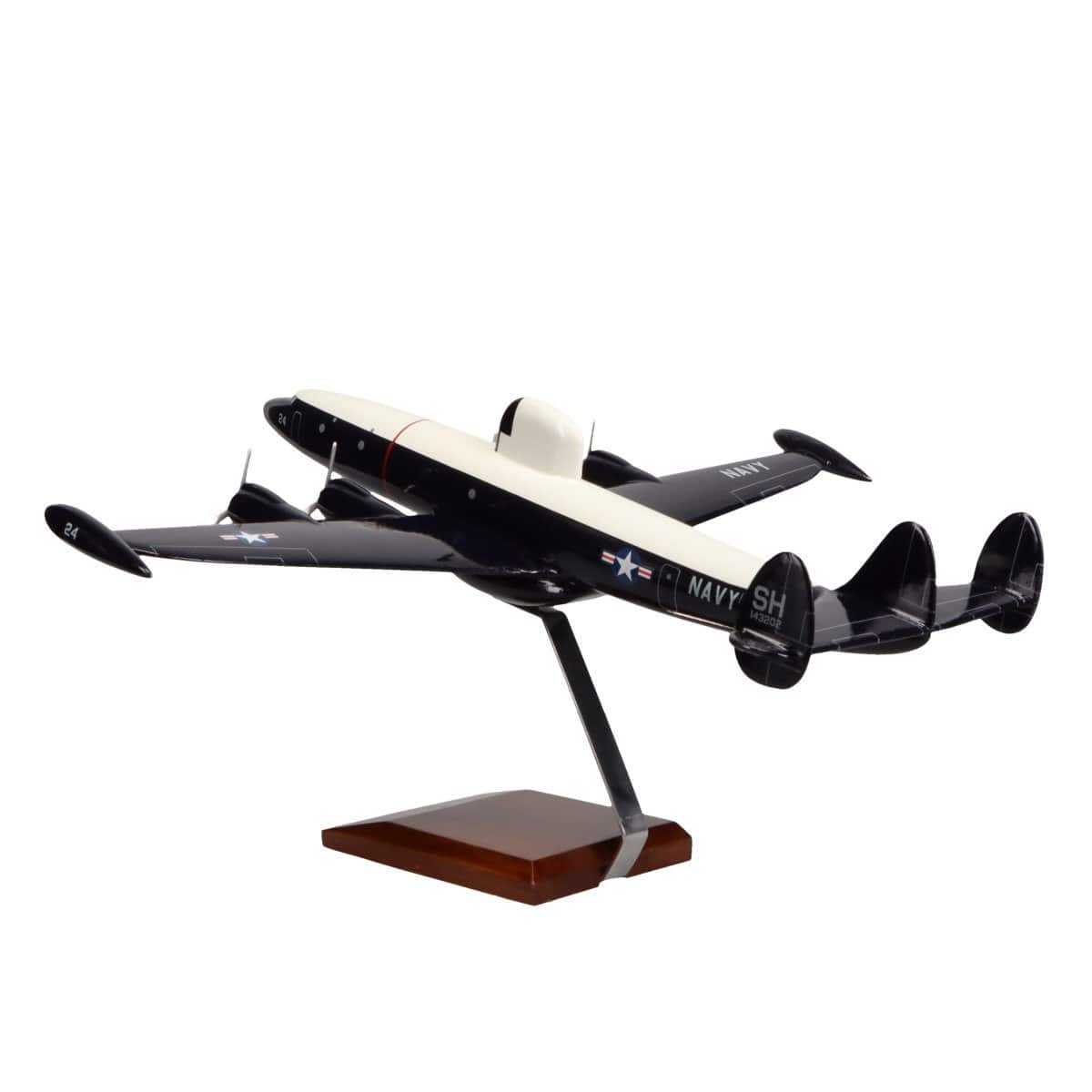 High Flying Models Aircraft Models Lockheed EC-121 Warning Star® "WV-2 Willie Victor" Large Mahogany Model