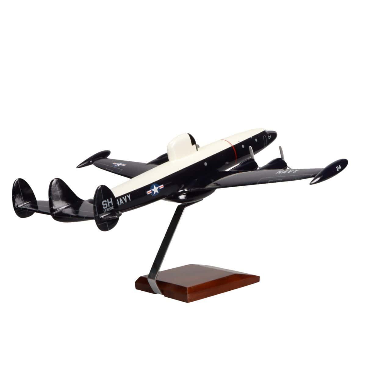 High Flying Models Aircraft Models Lockheed EC-121 Warning Star® "WV-2 Willie Victor" Large Mahogany Model