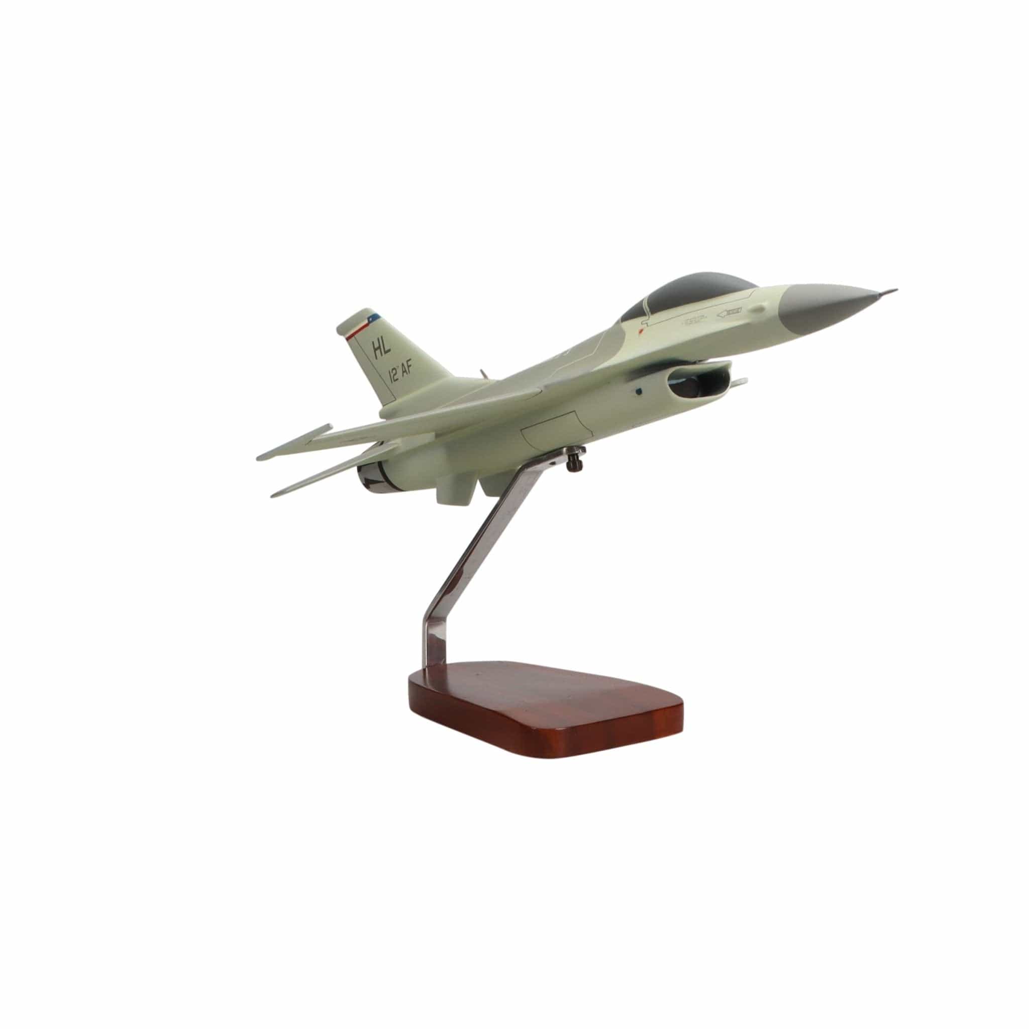 High Flying Models Aircraft Models Lockheed Martin F-16 Fighting Falcon® Large Mahogany Model