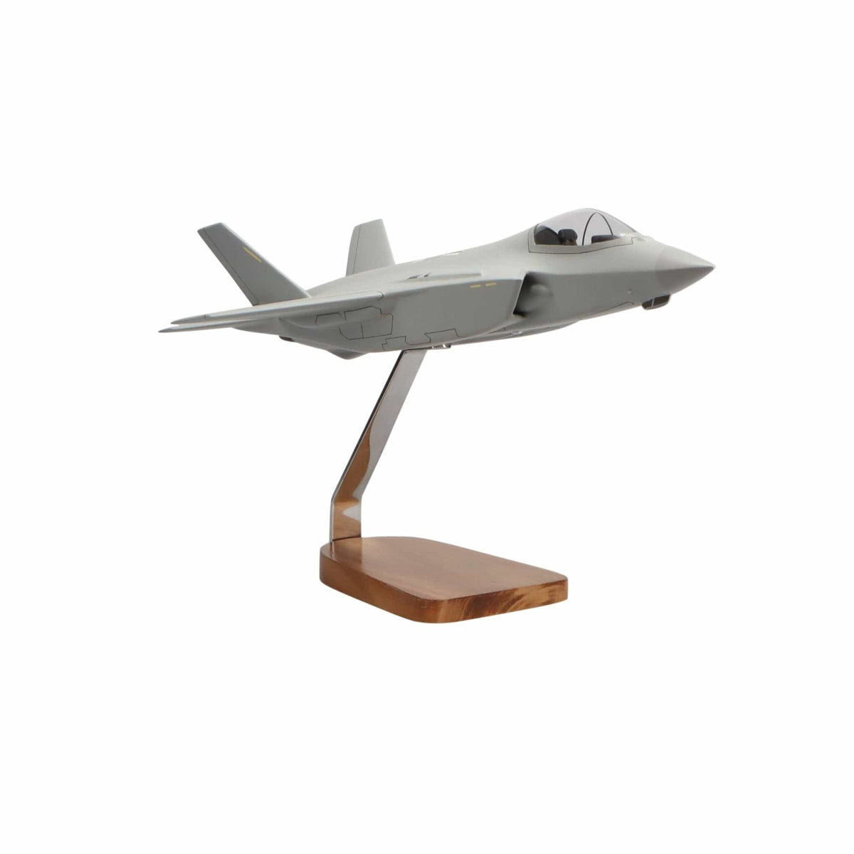 High Flying Models Aircraft Models Lockheed Martin F-35® Lightning Clear Canopy Large Mahogany Model