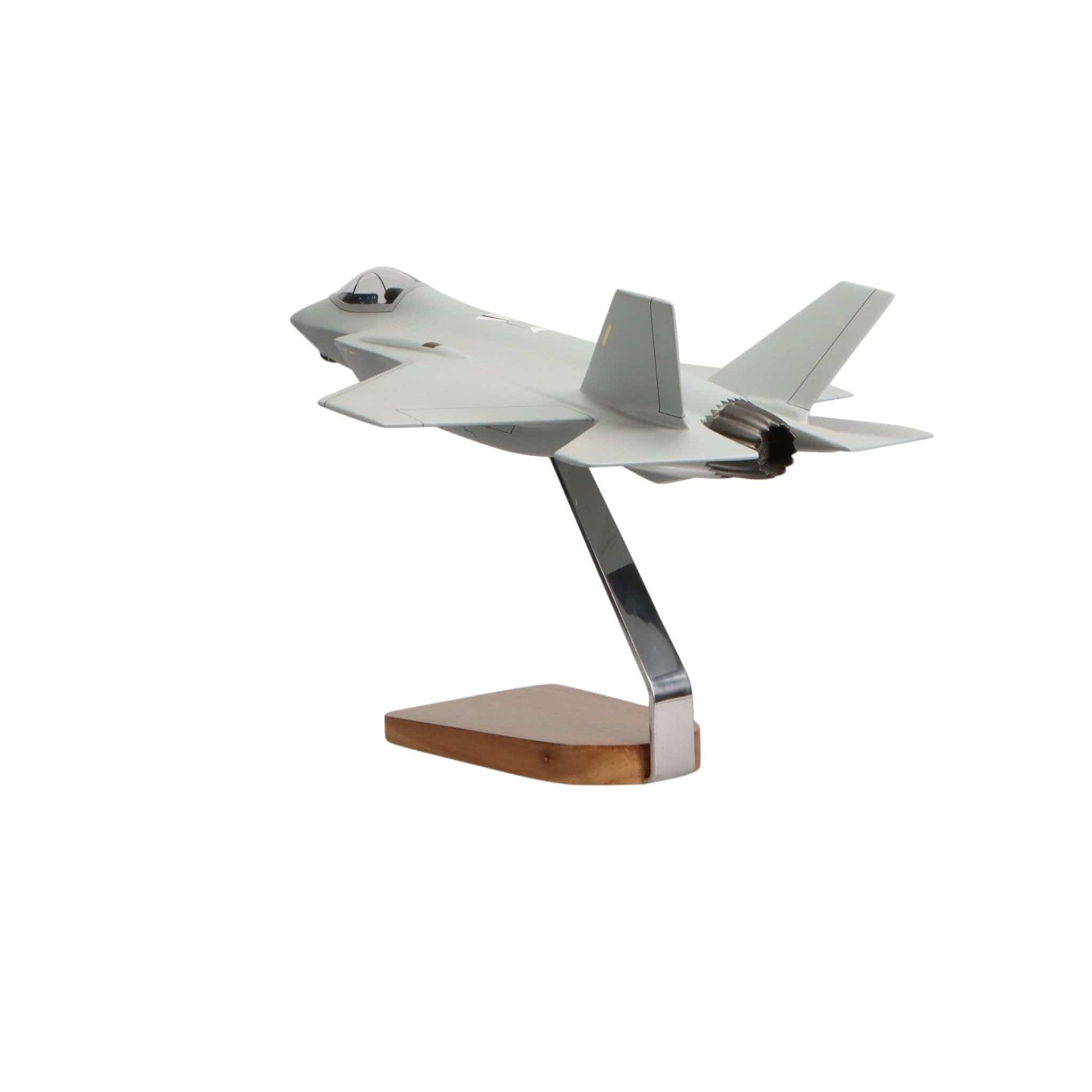 High Flying Models Aircraft Models Lockheed Martin F-35® Lightning Clear Canopy Large Mahogany Model