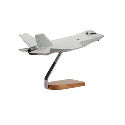 High Flying Models Aircraft Models Lockheed Martin F-35® Lightning Clear Canopy Large Mahogany Model