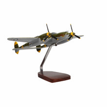 High Flying Models Aircraft Models Lockheed P-38 Lightning® (Camoflage) Large Mahogany Model