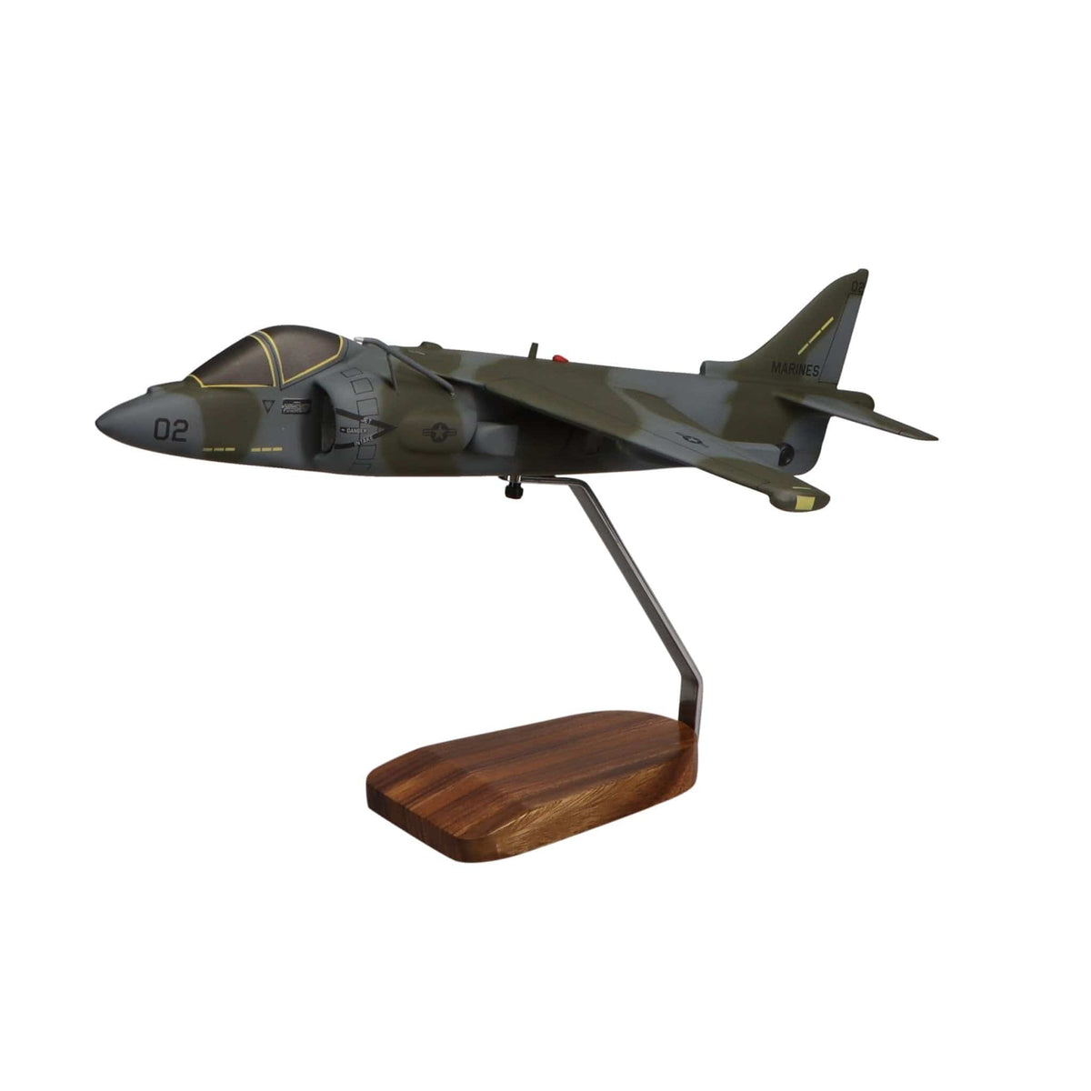 High Flying Models Aircraft Models McDonnell Douglas AV-8B Harrier II Large Mahogany Model
