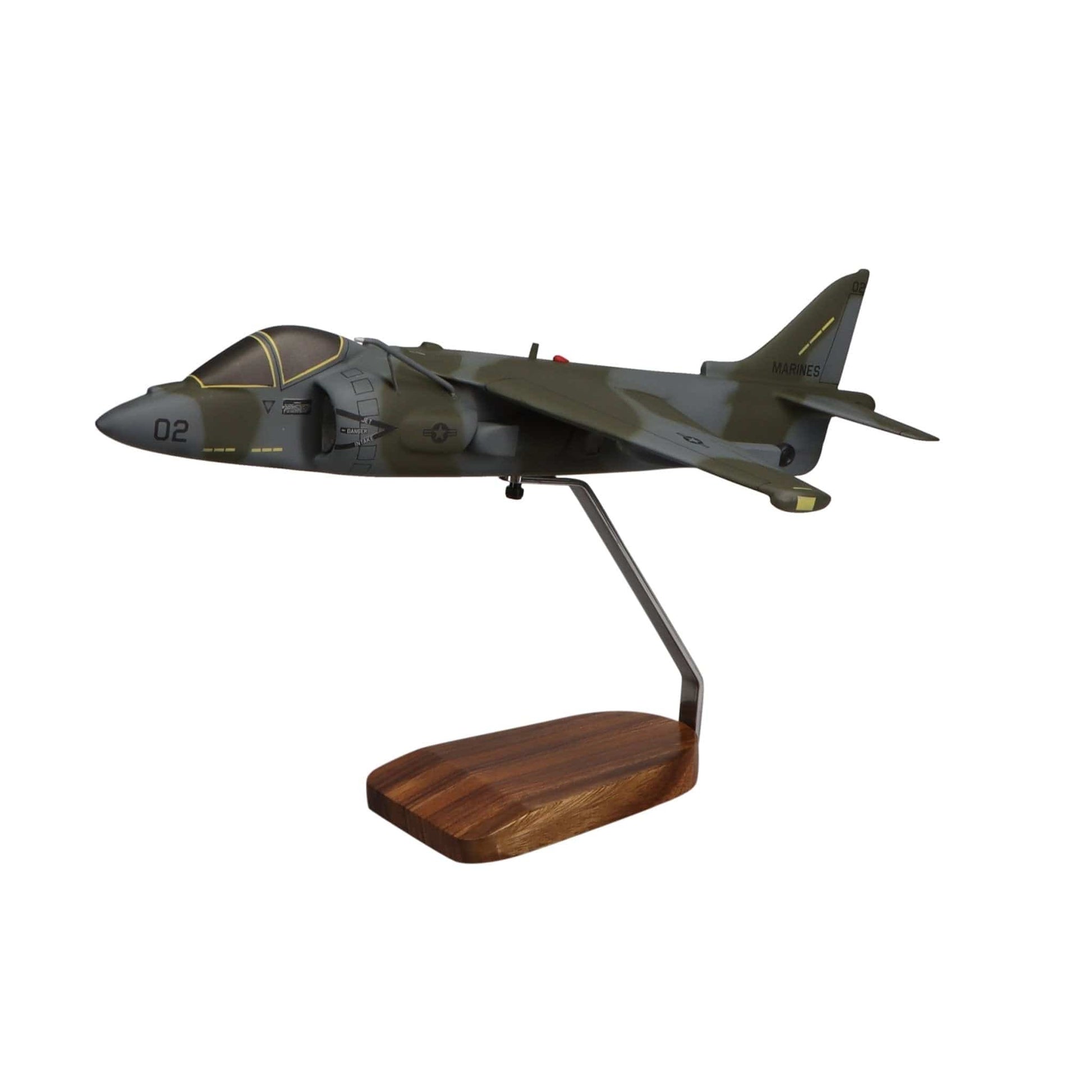 High Flying Models Aircraft Models McDonnell Douglas AV-8B Harrier II Large Mahogany Model