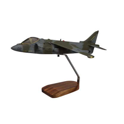 High Flying Models Aircraft Models McDonnell Douglas AV-8B Harrier II Large Mahogany Model