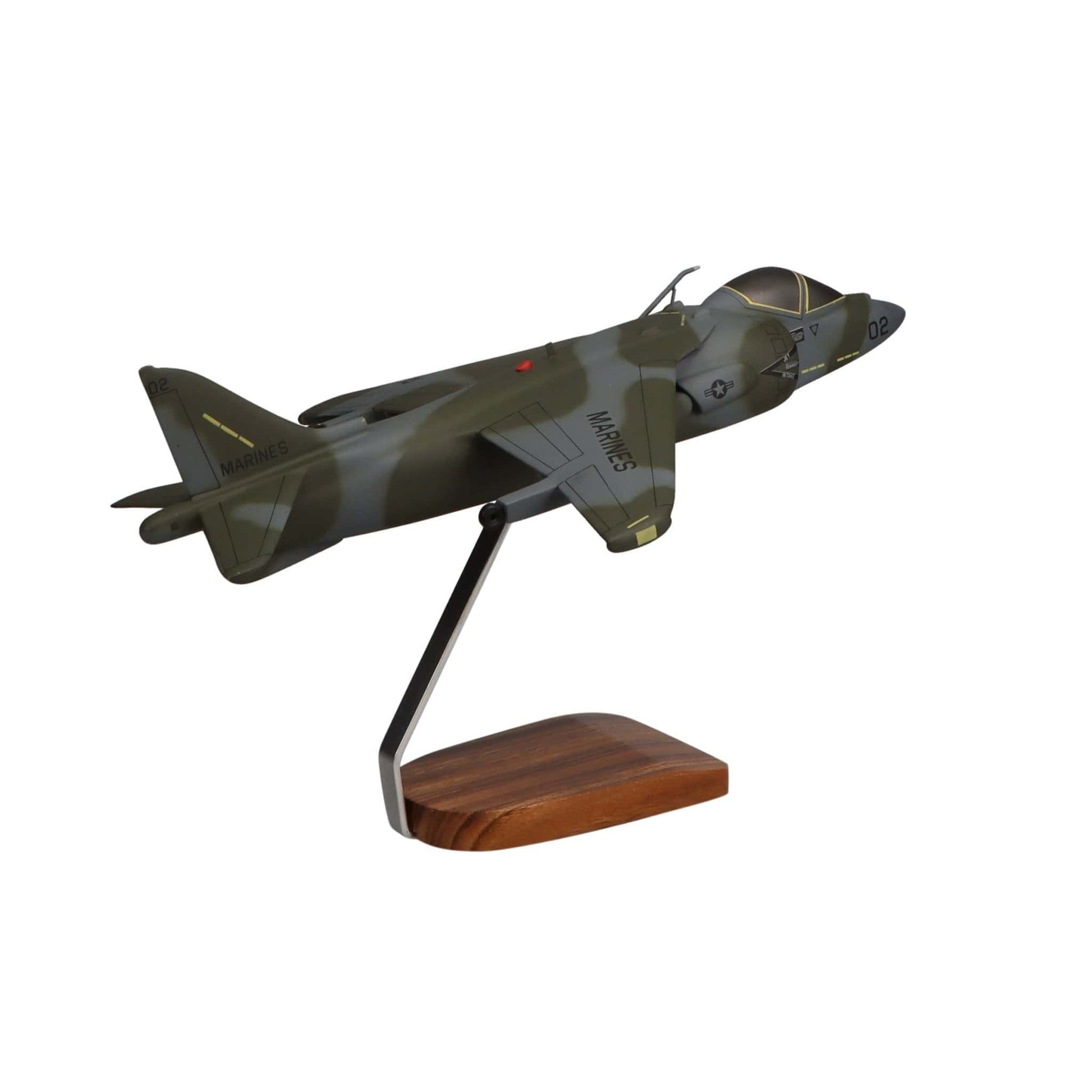 High Flying Models Aircraft Models McDonnell Douglas AV-8B Harrier II Large Mahogany Model