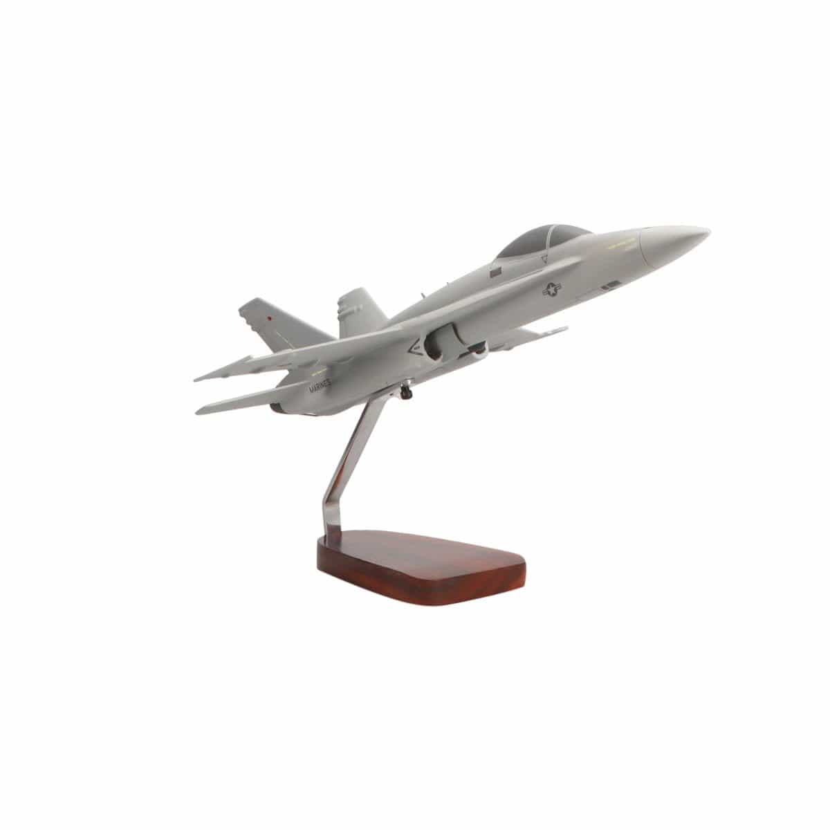 High Flying Models Aircraft Models McDonnell Douglas F/A-18A Hornet U.S. Marine Corps Large Mahogany Model