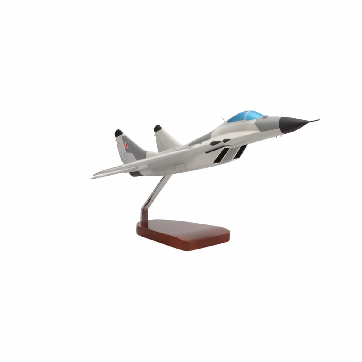 High Flying Models Aircraft Models Mikoyan-Gurevich MiG-29 Fulcrum Large Mahogany Model