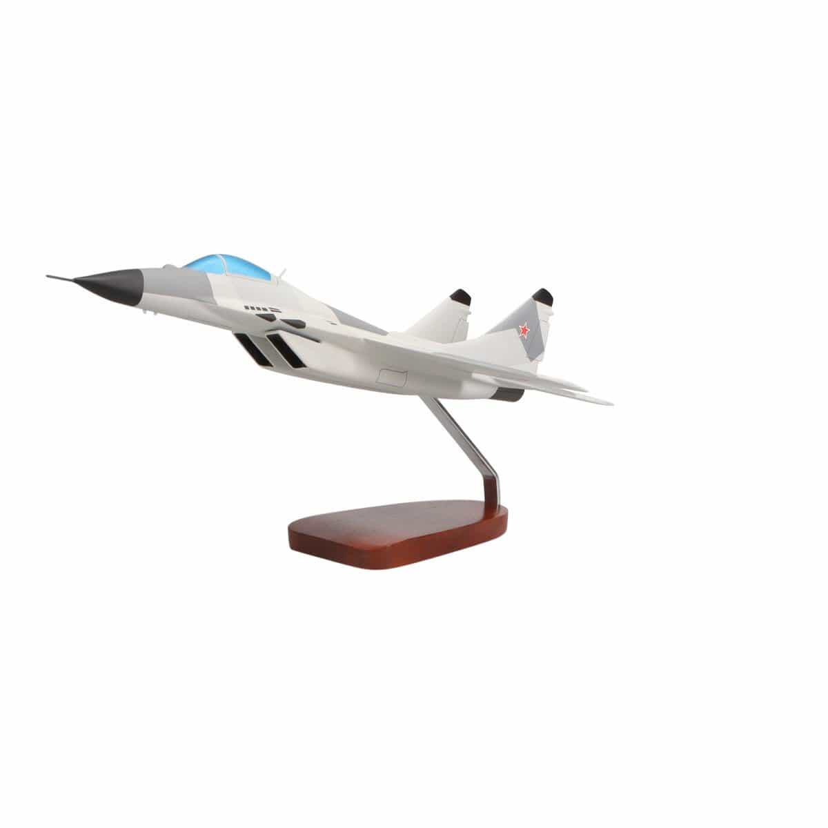 High Flying Models Aircraft Models Mikoyan-Gurevich MiG-29 Fulcrum Large Mahogany Model