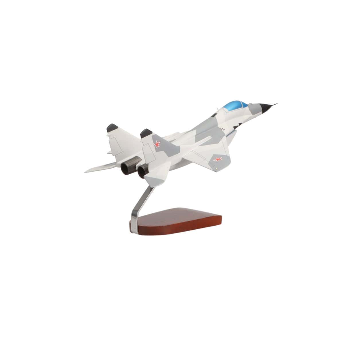 High Flying Models Aircraft Models Mikoyan-Gurevich MiG-29 Fulcrum Large Mahogany Model