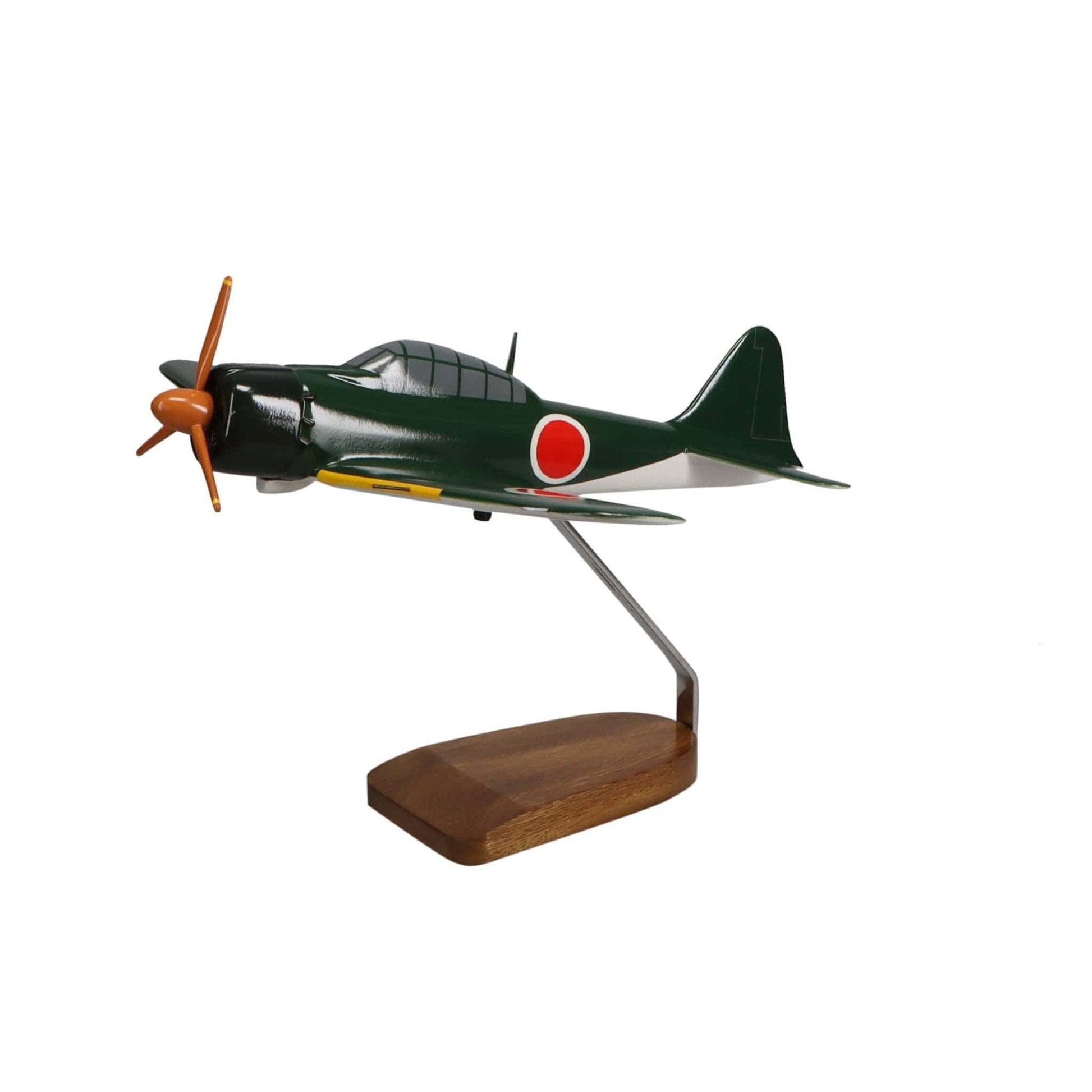 High Flying Models Aircraft Models Mitsubishi A6M5 Reisen (Zero Fighter) Model 52 ZEKE Large Mahogany Model