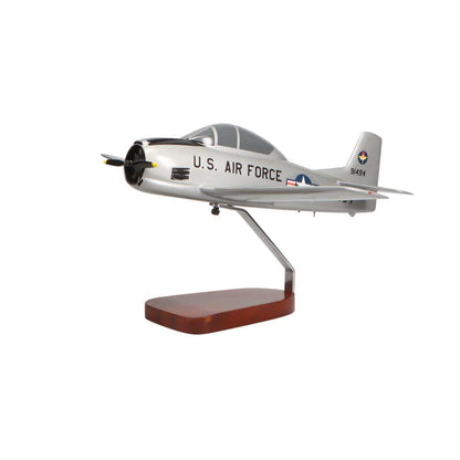 High Flying Models Aircraft Models North American T-28A Trojan U.S. Air Force Large Mahogany Model