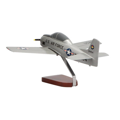 High Flying Models Aircraft Models North American T-28A Trojan U.S. Air Force Large Mahogany Model