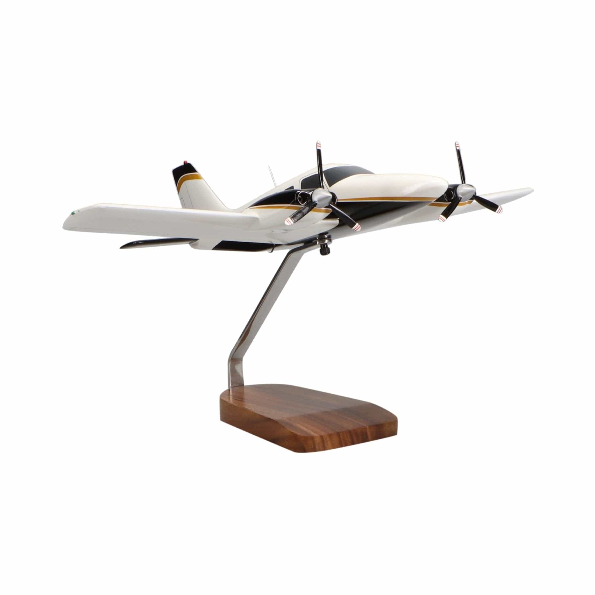 High Flying Models Aircraft Models Piper PA-34 Seneca Large Mahogany Model