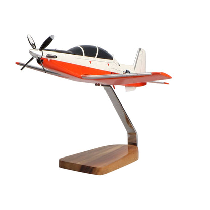 High Flying Models Aircraft Models Raytheon T-6A Texan II U.S. Navy Medium Mahogany Model
