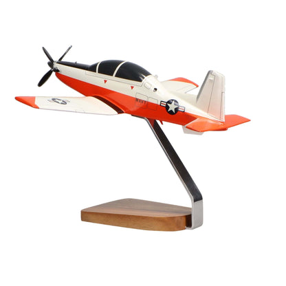 High Flying Models Aircraft Models Raytheon T-6A Texan II U.S. Navy Medium Mahogany Model