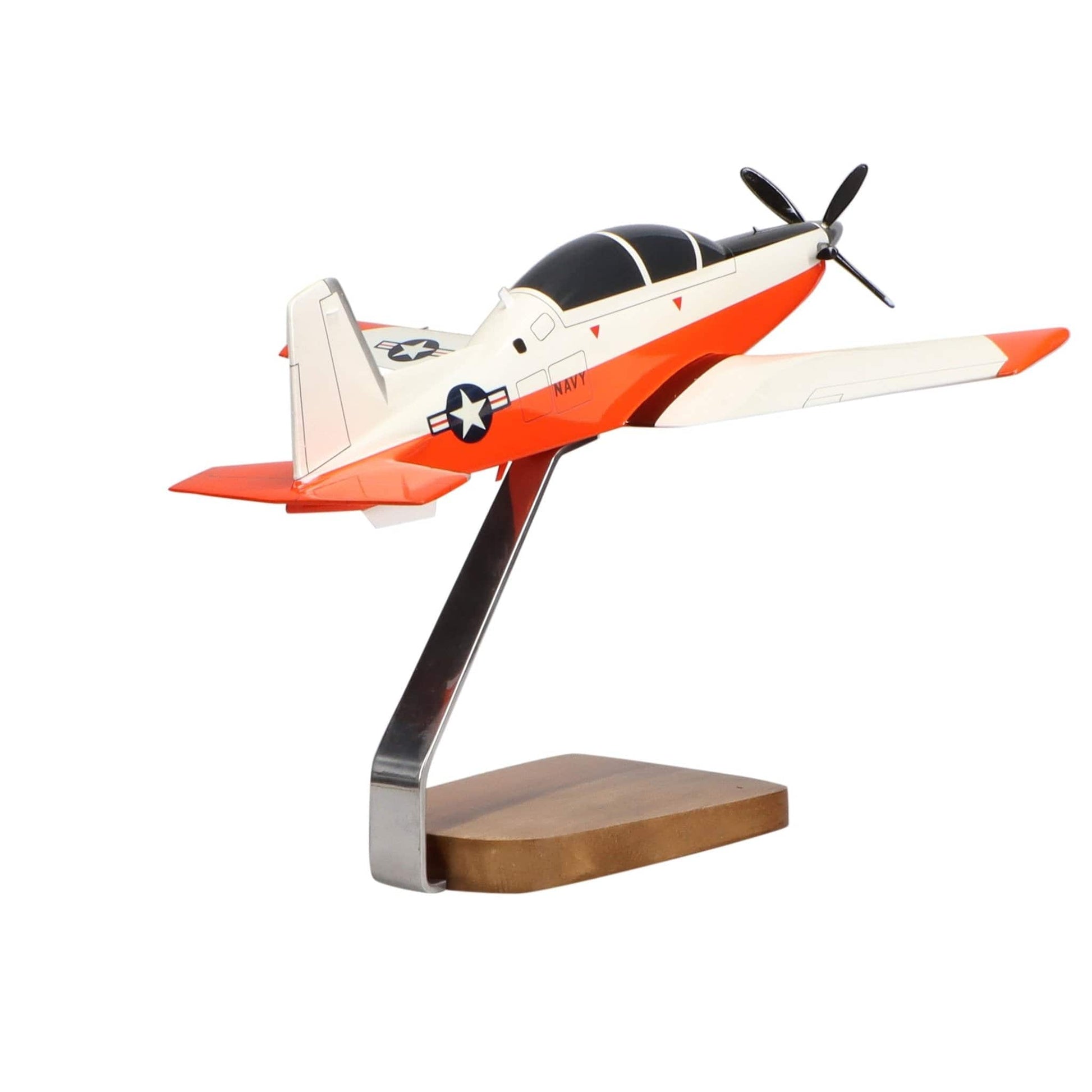 High Flying Models Aircraft Models Raytheon T-6A Texan II U.S. Navy Medium Mahogany Model