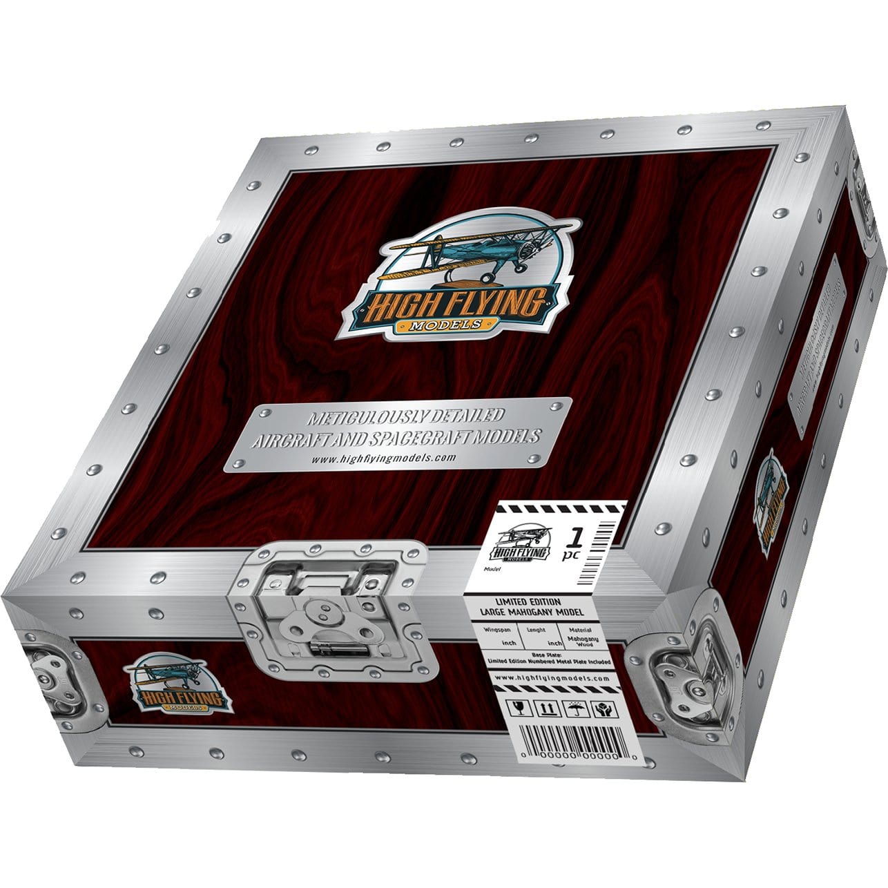 High Flying Models Aircraft Models Republic P-47 Thunderbolt® (Tarheel Hal) Large Mahogany Model