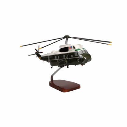High Flying Models Aircraft Models Sikorsky VH-3D Sea King Marine One Large Mahogany Model