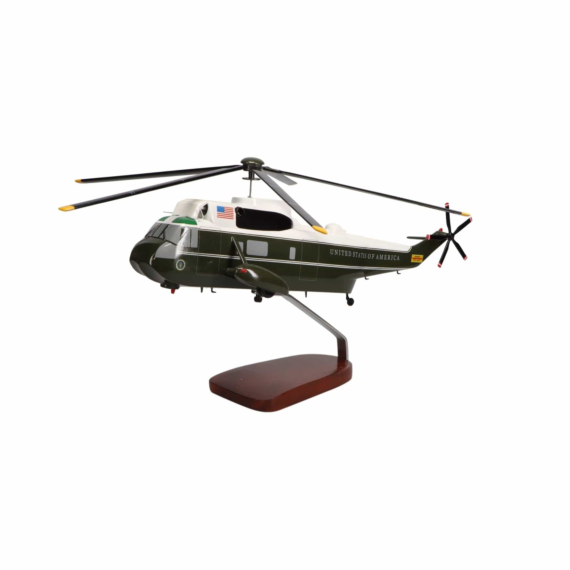 High Flying Models Aircraft Models Sikorsky VH-3D Sea King Marine One Large Mahogany Model