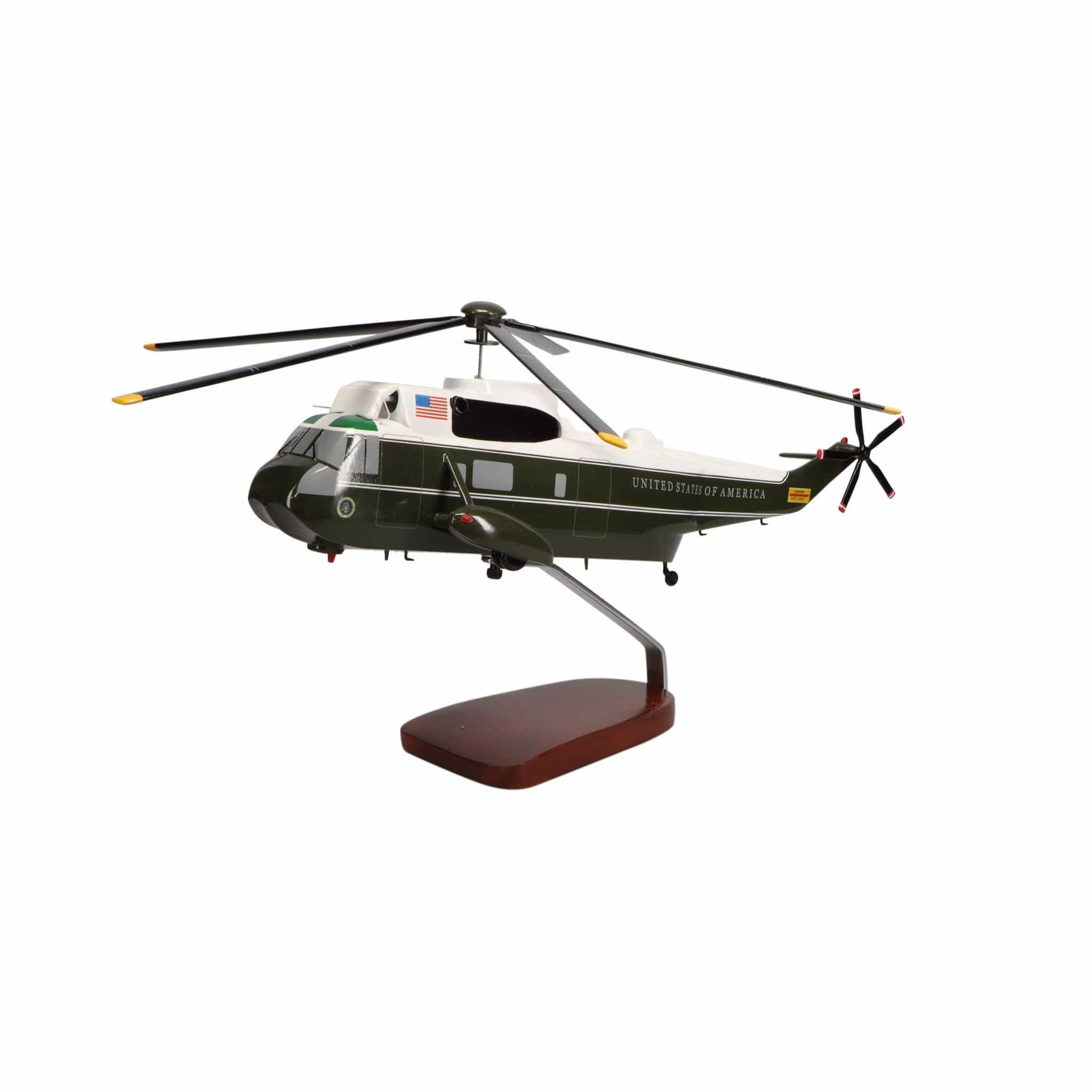 High Flying Models Aircraft Models Sikorsky VH-3D Sea King Marine One Large Mahogany Model