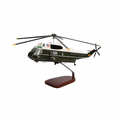High Flying Models Aircraft Models Sikorsky VH-3D Sea King Marine One Large Mahogany Model