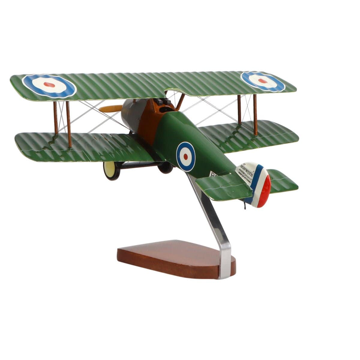 High Flying Models Aircraft Models Sopwith Camel Large Mahogany Model