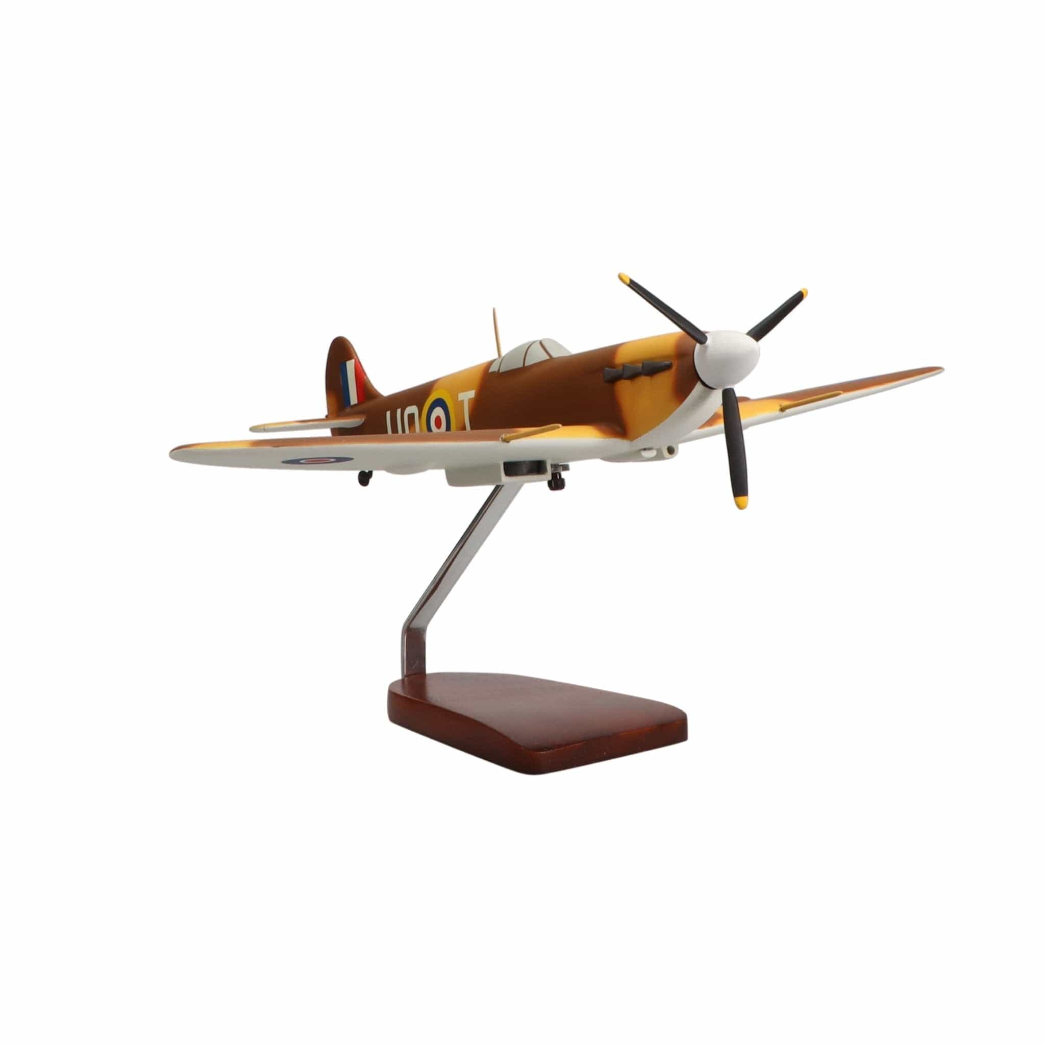 High Flying Models Aircraft Models Supermarine Spitfire Large Mahogany Model