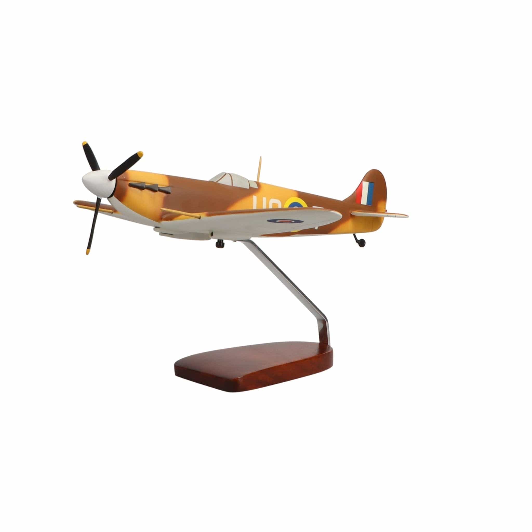 High Flying Models Aircraft Models Supermarine Spitfire Large Mahogany Model