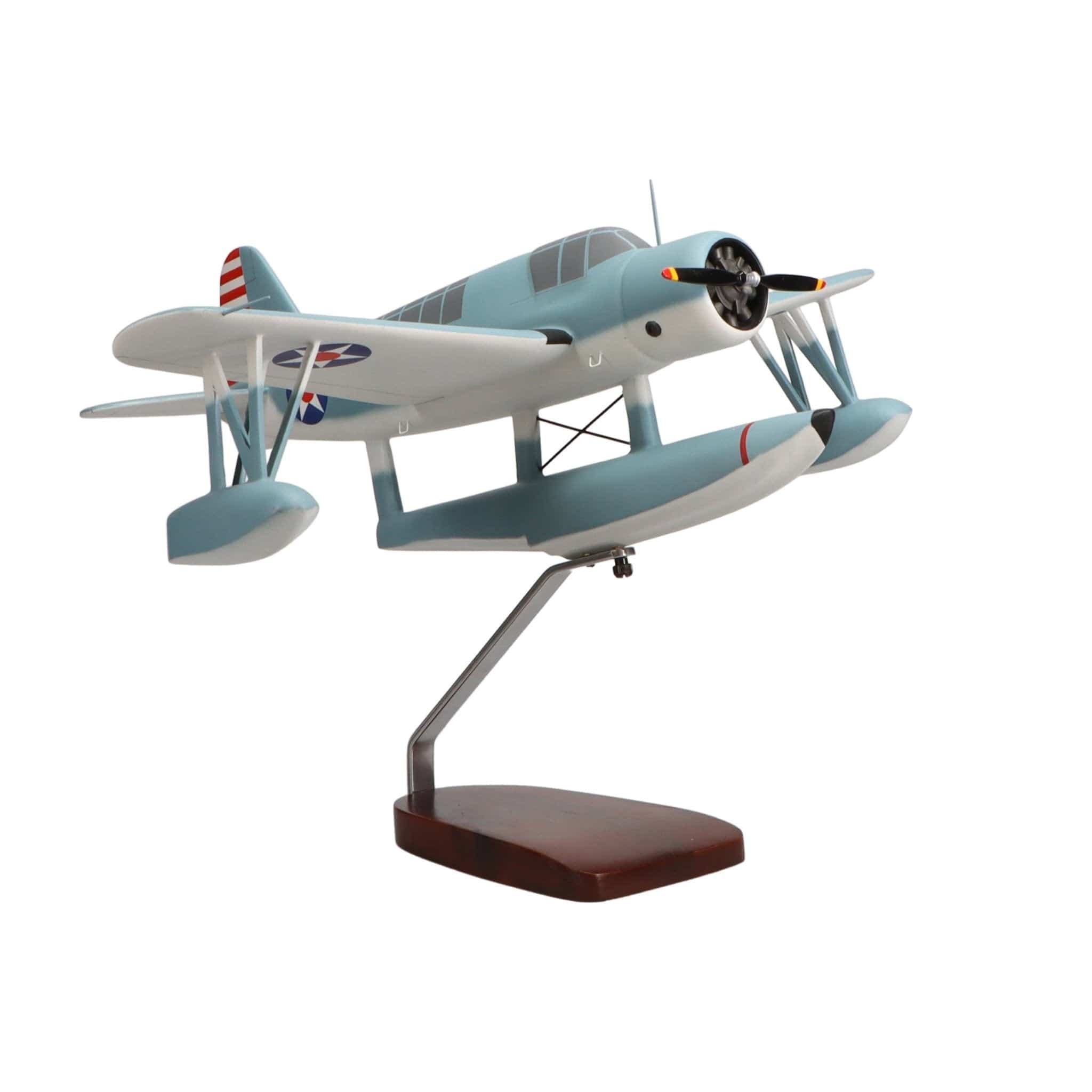 High Flying Models Aircraft Models Vought Grumman OS2U Kingfisher™ Large Mahogany Model