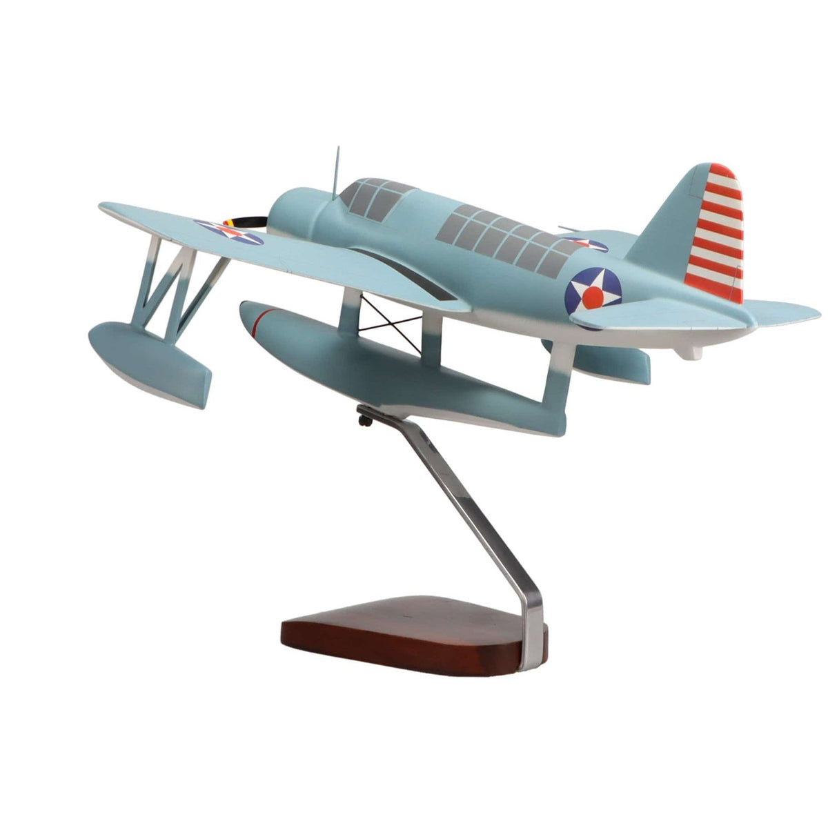 High Flying Models Aircraft Models Vought Grumman OS2U Kingfisher™ Large Mahogany Model