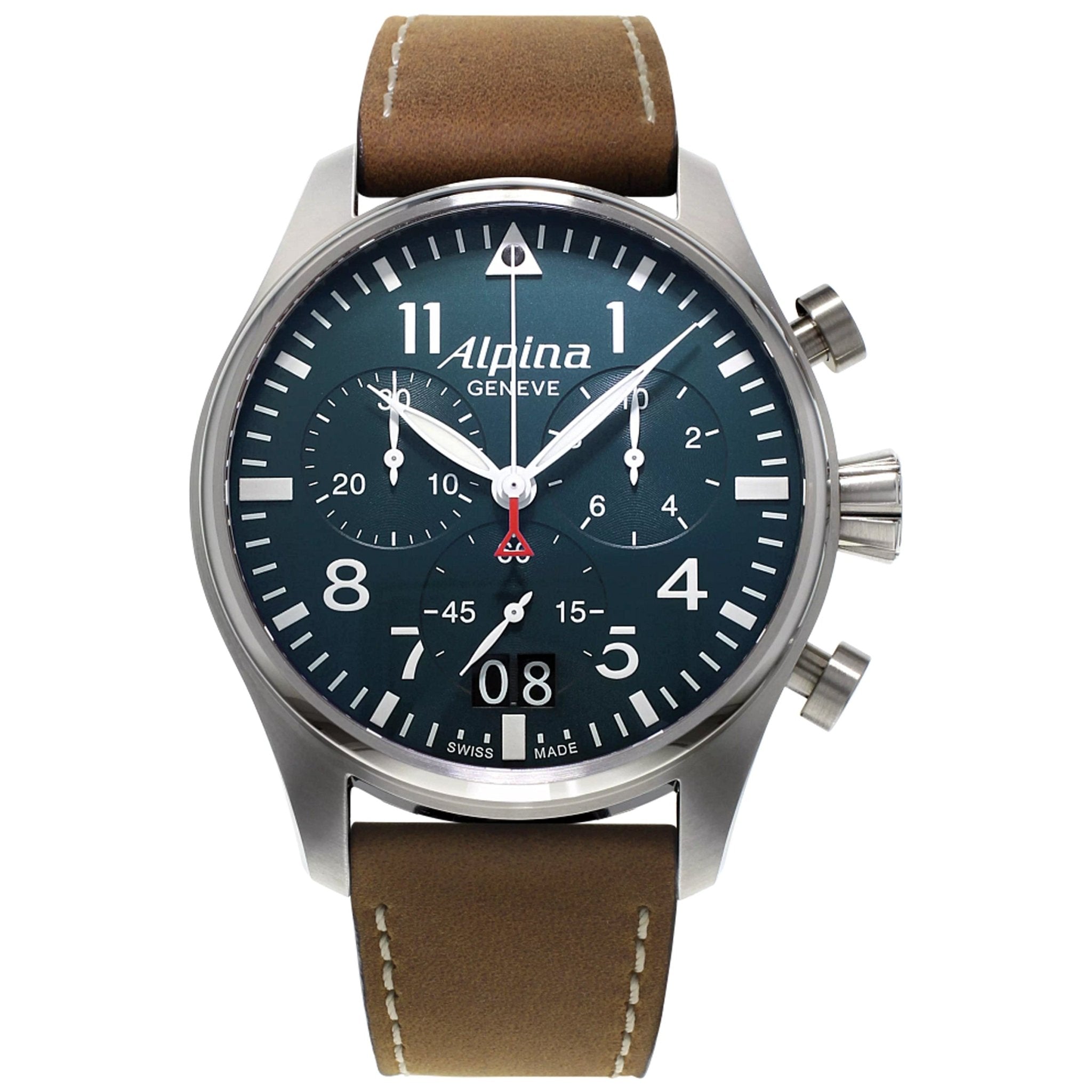 Alpina Men's Startimer Pilot Chronograph Watch AL-372N4S6 - PilotMall.com