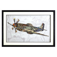 YHD Home Decor Artwork & Prints P-51 Mustang Mixed Media Artwork