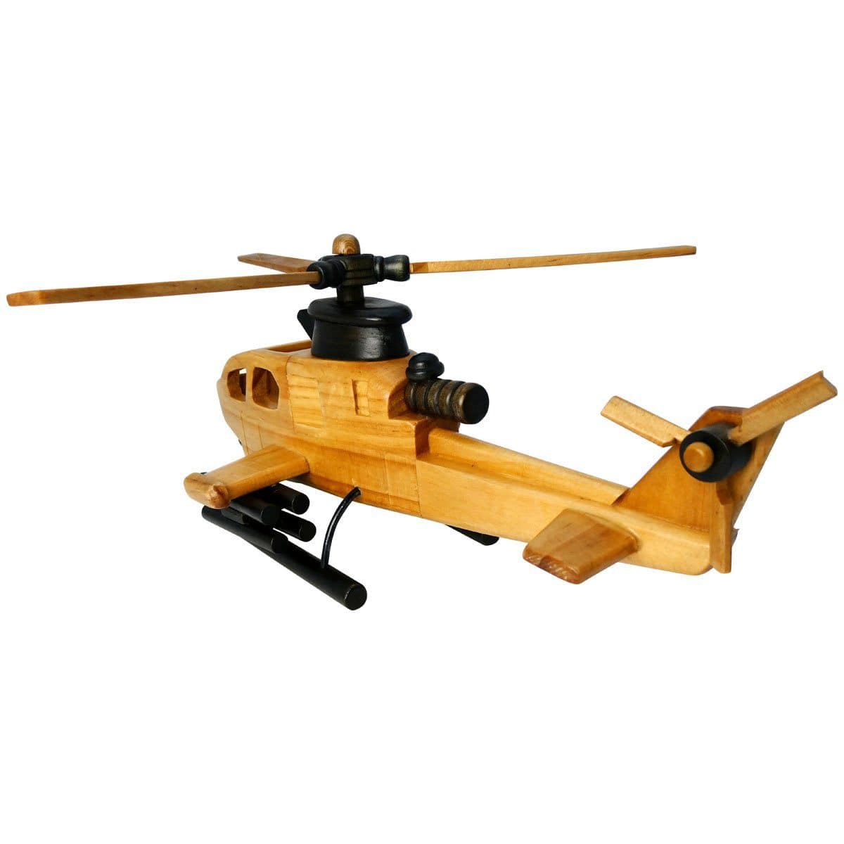 Pilot Toys Artwork & Prints Pilot Toys Medium Wood Apache
