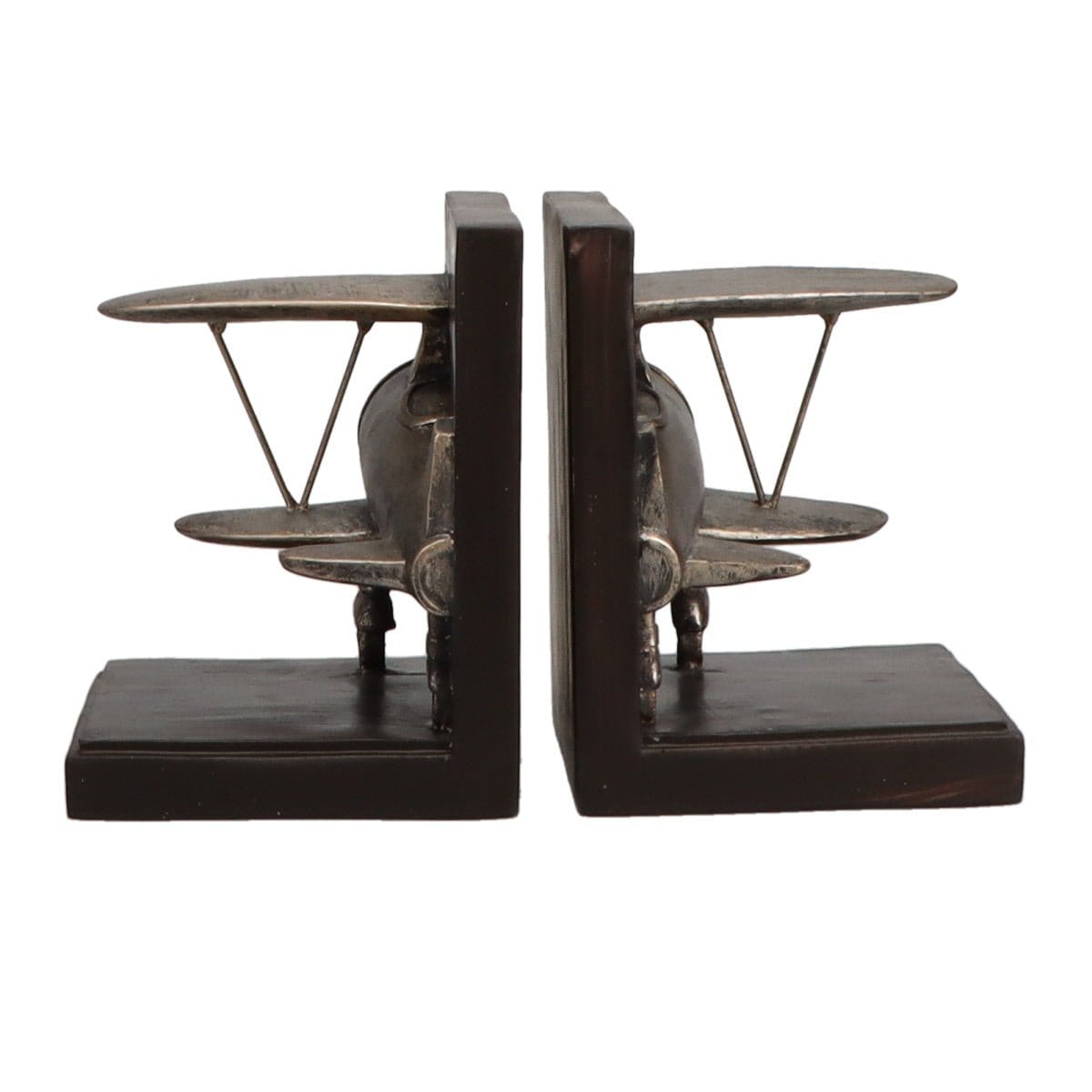 Roman Inc. Artwork & Prints Vintage Biplane Bookends