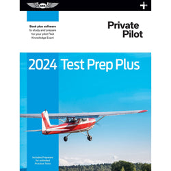 ASA 2024 Private Pilot Test Prep Plus (Book, Download, Online) - PilotMall.com