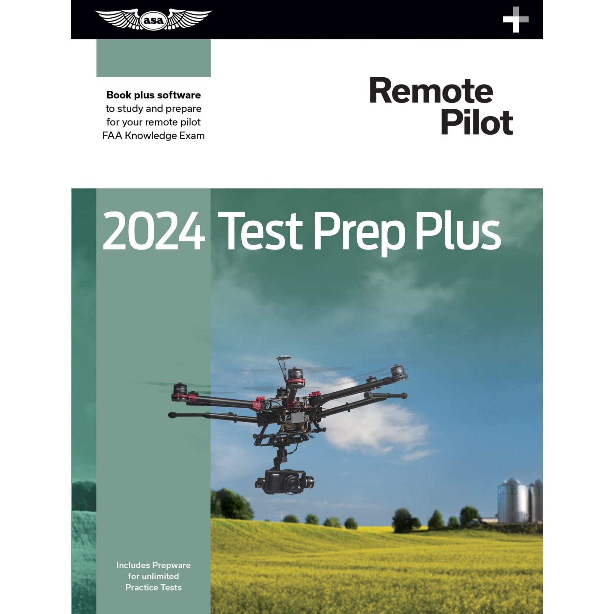 ASA 2024 Remote Pilot Test Prep Plus (Book, Download, Online)