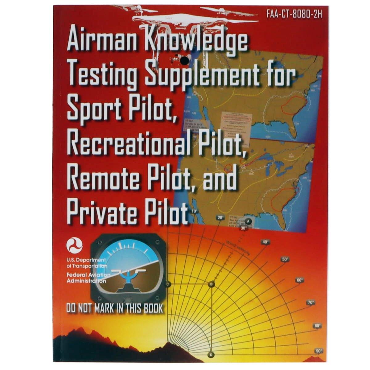 ASA Airman Knowledge Testing Supplement - Sport, Recreational, Remote and Private Pilot - PilotMall.com