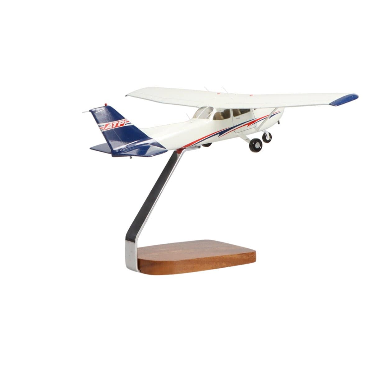 ATP Cessna® 172 Skyhawk Clear Canopy Large Mahogany Model