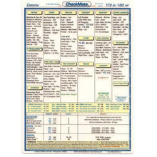 Checkmate Aviation Aviation Checklists Cessna 172M/180HP FP Prop Compact Size CheckMate