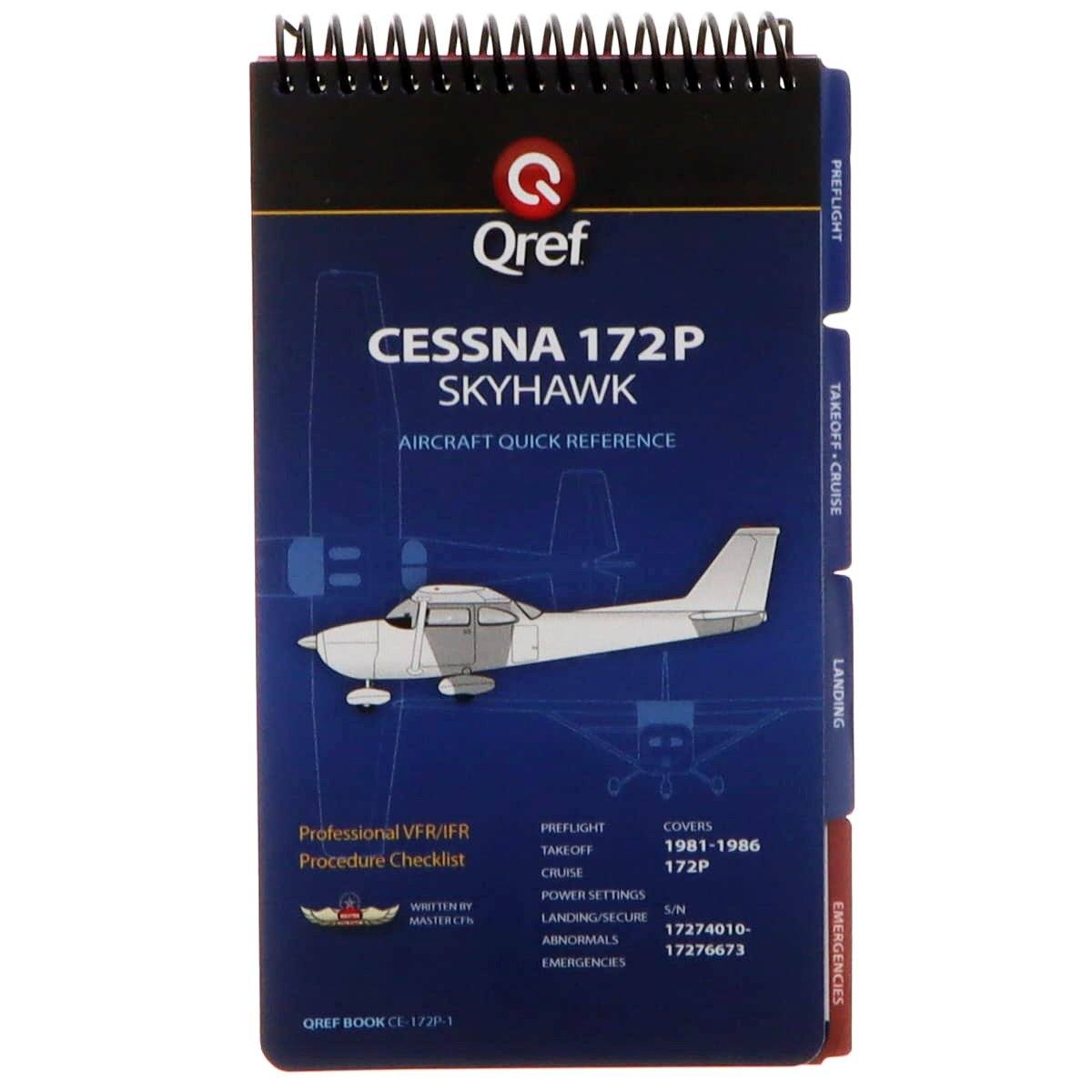 Qref Aviation Checklists Cessna 172P Skyhawk (1981-86) Qref Book Aircraft Procedure Checklist