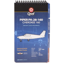 Qref Aviation Checklists Piper Cherokee 160 PA-28-160 (1961-67) Qref Book Checklist