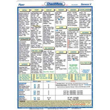 Checkmate Aviation Aviation Checklists Piper Seneca V,PA-34 220T Standard Size CheckMate