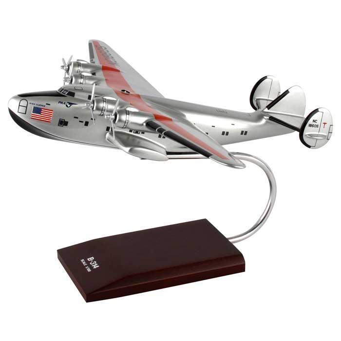 B-314 Dixie Clipper Pan Am Mahogany Model - PilotMall.com