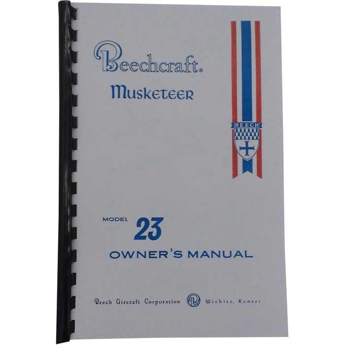 Beech 23 Musketeer Owner's Manual (part# 169-590000-1)