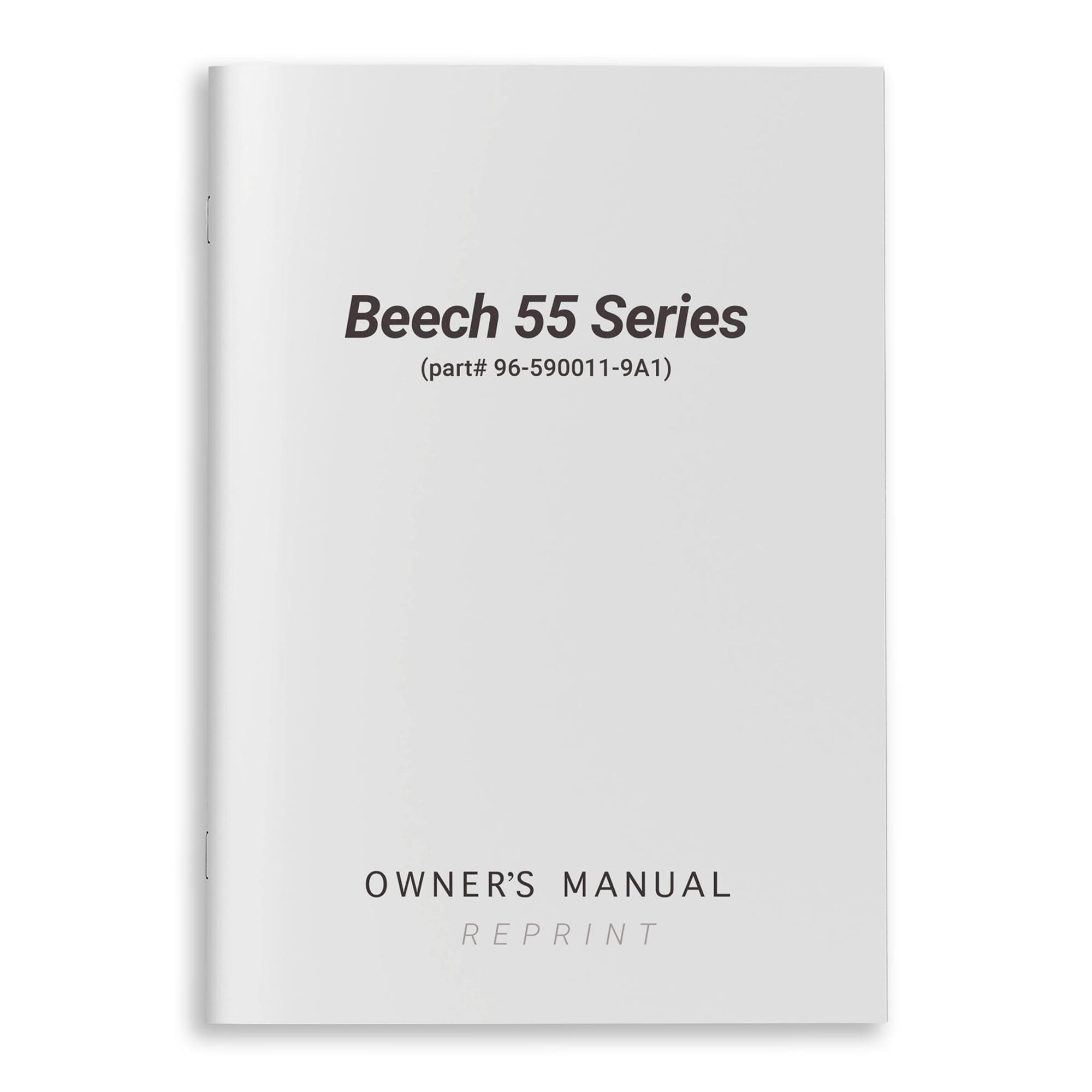 Beech 55 Series Owner's Manual (part# 96-590011-9A1)