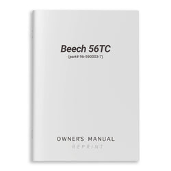 Beech 56TC Owner's Manual (part# 96-590003-7) - PilotMall.com